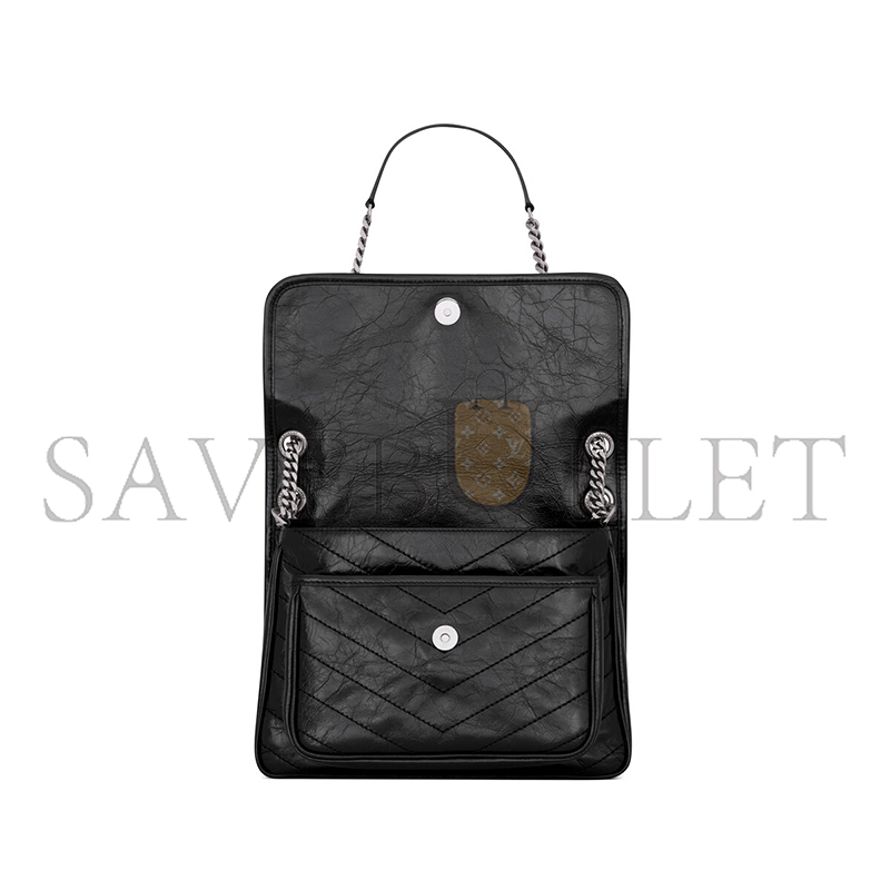 YSL NIKI MEDIUM IN VINTAGE LEATHER 6331580EN041000 (28*20*8.5cm) YSL NIKI MEDIUM IN VINTAGE LEATHER 6331580EN041000 (28*20*8.5cm)