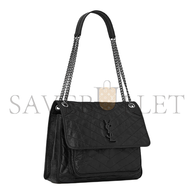YSL NIKI LARGE IN VINTAGE LEATHER 6331570EN041000 (32*23*9cm)