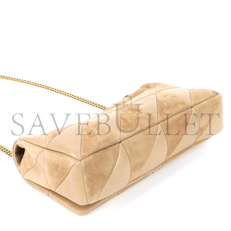 YSL JAMIE MEDIUM IN SUEDE AND LAMBSKIN 515821COPP72646 (25*15*7.5cm)